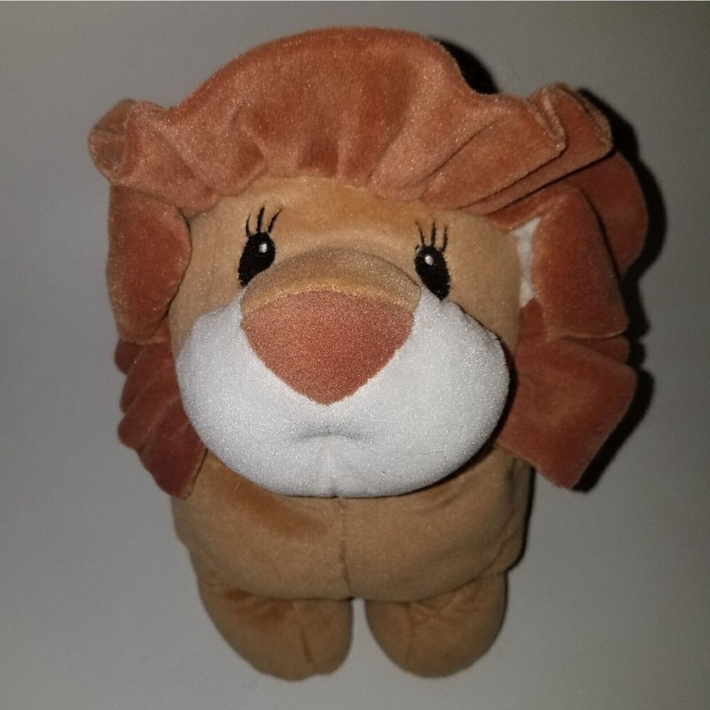 VTG Lion Plush EB Buddies '98 Jungle Pals Commonwealth Brown Stuffed Animal Toy